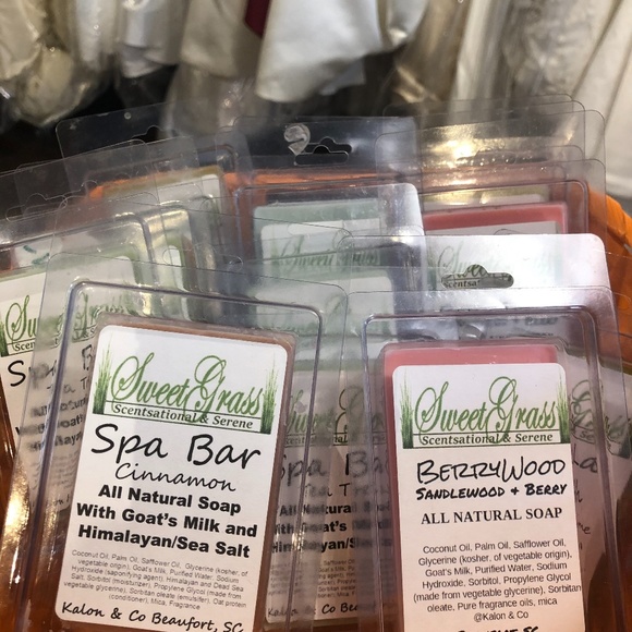 New Sweet Grass Spa Bar  SOAP Cinnamon Beaufort SC - Picture 3 of 3